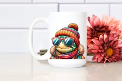Quirky Turtle Portrait, Transparent PNG Product Image 2