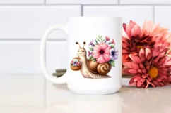 Detailed Baby Snail Bouquet | Clipart Product Image 2