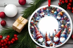 Watercolor Gnome Christmas PNG Product Image 2