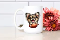 Crazy Looking Chihuahua American Football Product Image 2