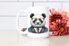 a Detailed Watercolor Panda Portrait Product Image 2