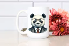 a Detailed Watercolor Panda Portrait Product Image 2