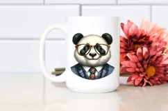 a Detailed Watercolor Panda Portrait Product Image 2