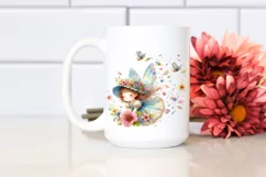 Fairy Flower Petals Wind Watercolor Cute Product Image 2
