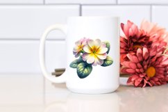 Watercolor Primrose Shiny Splash Sticker Clipart Product Image 2