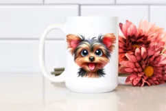 Colorful Funny Yorkipoo with Popping Eyes Product Image 2