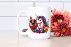Baby Unicorn in Bullfighting Ring PNG Product Image 2