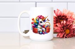 Baby Unicorn in Bullfighting Ring PNG Product Image 2