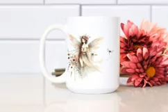 Washed Watercolor Boho Fairy, Transparent PNG Product Image 2