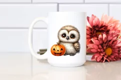 Cute Baby Owl Sitting PNG Product Image 2