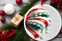 Round Christmass Ornament PNG Product Image 2