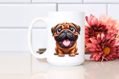 Enthusiastic Crazy Looking Bullmastiff | Clipart Product Image 2