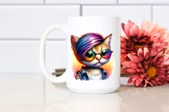 Funny Baby Cat Posing, Transparent PNG Product Image 2