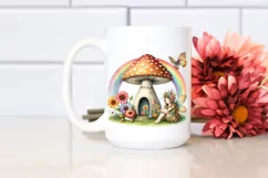 Fruit Rainbow Fairy House Illustration Product Image 2