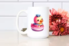 Sitting Sailor, Cute Baby Duck | Sublimation | Clipart Product Image 2