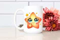 Funny Baby Face Star, Transparent PNG Product Image 2