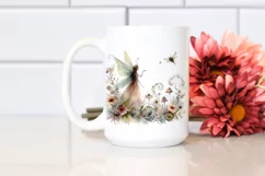 Washed Watercolor Whimsical Fairy, Transparent PNG Product Image 2