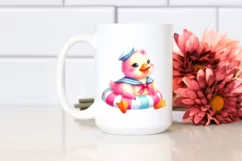 Sitting Sailor, Cute Baby Duck | Sublimation | Clipart Product Image 2