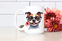 Contempt Dog with Big Eyes | Sublimation | Clipart Product Image 2