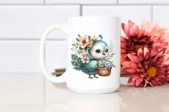 Detailed Baby Peacock Gardenia | Clipart Product Image 2