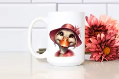 Funny Duck Smiling Portrait | Clipart Product Image 2