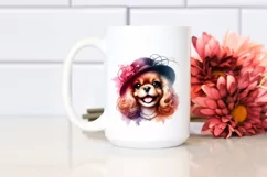 Vibrant Puppy Portrait Vintage Diva Look Product Image 2