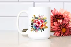 Colorful Abstract Bouquet with Azalea and Splash | Product Image 2