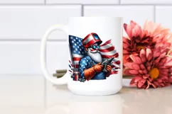 Detailed Patriotic Welder Gnome | Sublimation | Clipart Product Image 2
