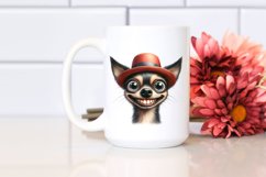 Expressive Dog with Hat | Sublimation | Clipart Product Image 2