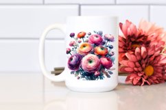 Colorful Abstract Ranunculus Bouquet Product Image 2