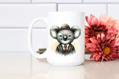 Funny Koala Smiling Retro es Clipart Product Image 2