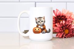 Cute Baby Kitten Sitting PNG Product Image 2