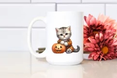Cute Baby Kitten Sitting PNG Product Image 2