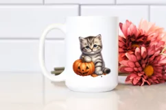 Cute Baby Kitten Sitting PNG Product Image 2