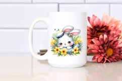 Sleeping Baby Rabbit Clipart Product Image 2
