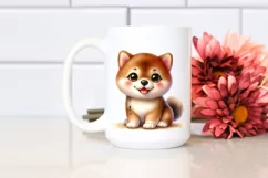 Baby Shiba Inu Smiling | Clipart Product Image 2