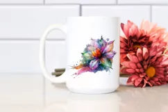 Vibrant Daffodil -like Watercolor PNG Product Image 2
