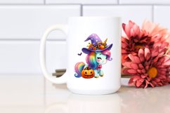 Vibrant Unicorn Halloween | Sublimation, Clipart Product Image 2