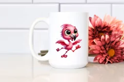 Dancing Baby Flamingo Clipart Product Image 2