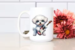 Funny Haircut Bichon Frise | Clipart Product Image 2