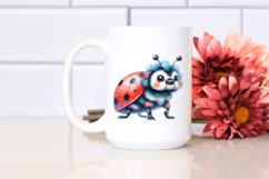 Colorful Baby Ladybug Splash | Clipart Product Image 2