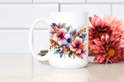 Colorful Hawaiian Abstract Watercolor PNG Product Image 2