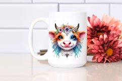 Funny Cow Smiling Diva Look Clipart Product Image 2