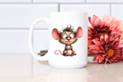 Funny Mouse Sitting | Sublimation | Clipart Product Image 2