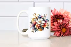 Colorful Bouquet with Gardenia Splash | Sublimation | Product Image 2