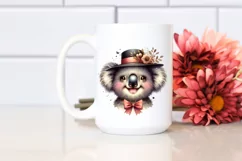 Whimsical Koala Watercolor Portrait Product Image 2