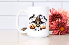 Funny Wimsical Skull Clipart Product Image 2