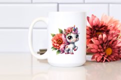 Smiling Babyunicorn Clipart Product Image 2