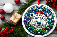 Round Christmass Ornament PNG Product Image 2