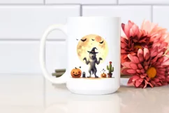 Simple Werewolf Halloween Clipart PNG Product Image 2